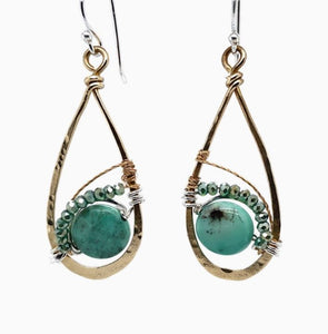 Envious Drop Earrings by Vanessa Savlen