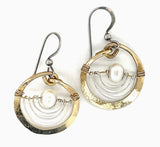 Droplet Pearl Earrings by Vanessa Savlen