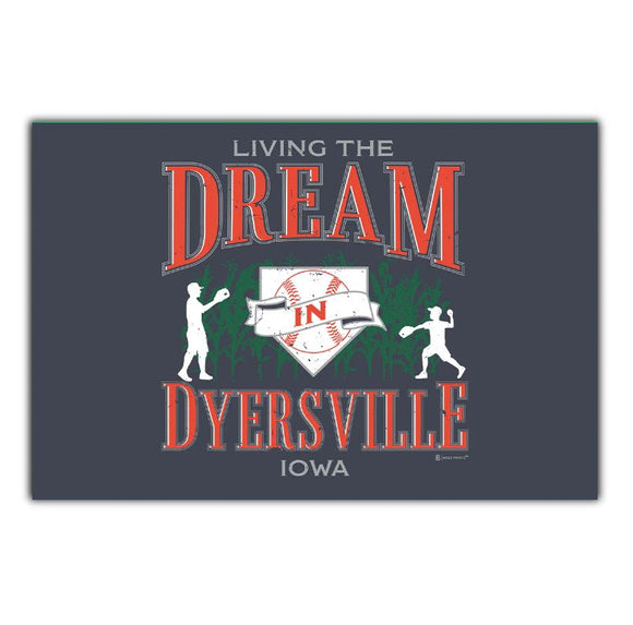 Dyersville: Living the Dream Postcard by Bozz Prints
