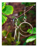 Sterling Silver and Gold-Filled Circles Earrings by Thomas Kuhner