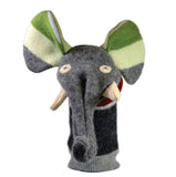 Wool Elephant Puppet by Cate & Levi