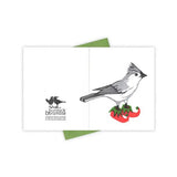 Holiday Elf Titmouse Card by Burdock & Bramble