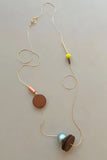 Aluminum Resin Mix Necklace by Trecy Bleich