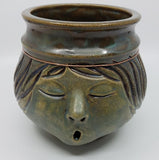 Face Pot by Lori Bonz