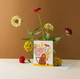 Fall Vase Greeting Card by Oana Befort