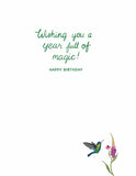 Magic Birthday Card from Artists to Watch
