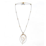 Feather Teardrop Necklace by MPR Jewelry