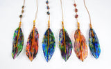 Glass Feathers with Beads by Scott Staats Glass