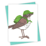 Field Trip Thrush Card by Burdock & Bramble