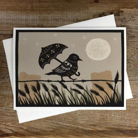 Finding Balance Greeting Card by Angie Pickman