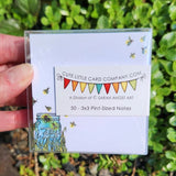 Fireflies: Set of 50 Little Notecards by Sarah Angst