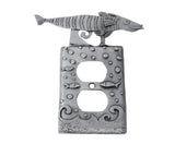 Fish Top Outlet Cover by Leandra Drumm Designs