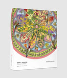 Erin E. Hunter: Floral Compass 500-Piece Circular Jigsaw Puzzle