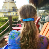 Dichroic Glass Florentine Barrette - Large by Glass Town USA