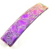 Dichroic Glass Florentine Barrette - Large by Glass Town USA