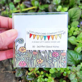 Flower Field: Set of 50 Little Notecards by Sarah Angst