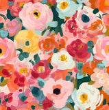 Flower Garden Kitchen Tea Towel by Paper Baristas