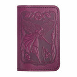 Flower Fairy Leather Card Holder by Oberon Design