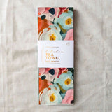 Flower Garden Kitchen Tea Towel by Paper Baristas
