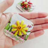 Funky Flower Brooch by TommyGunGlass