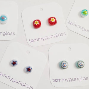 Spring Flowers Studs by TommyGunGlass