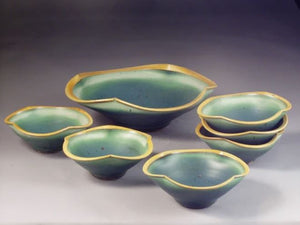 Flower Serving Bowl by Micheal Smith