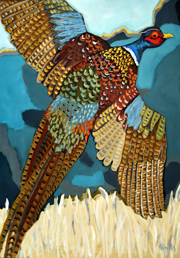 Flushing Pheasant by David Hinds