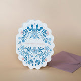 Folk Congratulations Greeting Card by Oana Befort