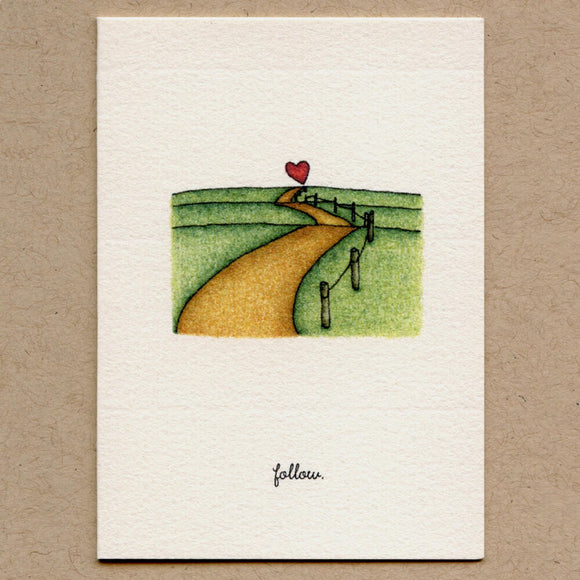Follow Enclosure Card by Beth Mueller