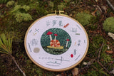 Forest Floor Embroidery Stitch Sampler by Kiriki Press
