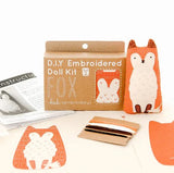Fox Embroidery Kit by Kiriki Press