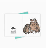 Friendly Toads Card by Burdock & Bramble