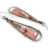 Stone Fruit Quartz Earrings by Vanessa Savlen