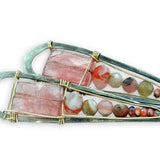 Stone Fruit Quartz Earrings by Vanessa Savlen