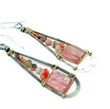 Stone Fruit Quartz Earrings by Vanessa Savlen