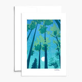 Full Moon Forest Card by Nan Onkka