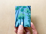 Full Moon Forest Magnet by Nan Onkka