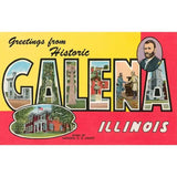 Greetings From Galena Magnet by Found Image Press