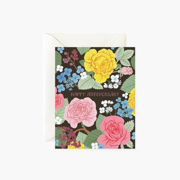 Garden Anniversary Greeting Card by Oana Befort