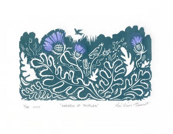 Garden of Thistles by Lori Biwer-Stewart