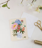 Garden Vase Greeting Card by Oana Befort