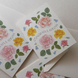 Garden Congratulations Card by Oana Befort