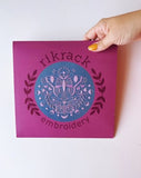 Gemini Moths Embroidery Kit by Rikrack Embroidery