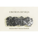 Ginkgo Hair Barrette by Oberon Design