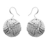 Ginkgo Leaves Earrings by Oberon Design