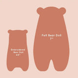 Glowbear Felt Doll Kit by Kiriki Press