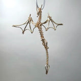 Tiny Dragon Ornament by Drawn Metal Studios