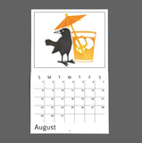 Twelve Grackles 2027 Calendar by Burdock & Bramble