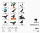 2026 Grackle Calendar by Burdock & Bramble