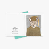 Graduate Coyote Card by Burdock & Bramble